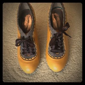 Poetic License Mustard Backlash Heel